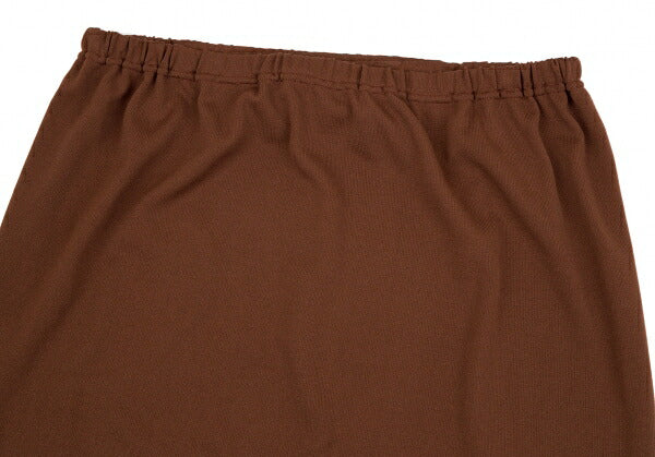 COMME des GARCONS Polyester Drawstring Skirt Brown Size S
