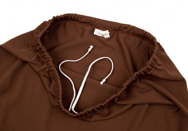 COMME des GARCONS Polyester Drawstring Skirt Brown Size S