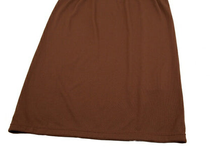COMME des GARCONS Polyester Drawstring Skirt Brown Size S