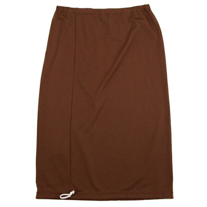 COMME des GARCONS Polyester Drawstring Skirt Brown Size S