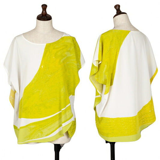 ISSEY MIYAKE 2015 Resort Marble Print Tank Top Size 2