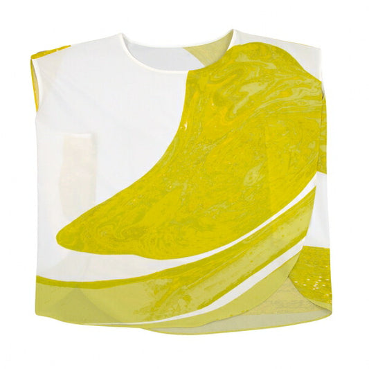 ISSEY MIYAKE 2015 Resort Marble Print Tank Top Size 2