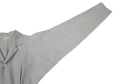 COMME des GARCONS Cotton Gather Draped Dress Gray Size M