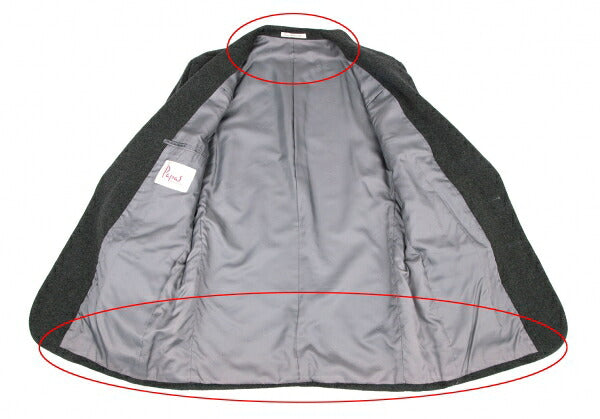 Papas Wool 2-Button Jacket Gray Size M