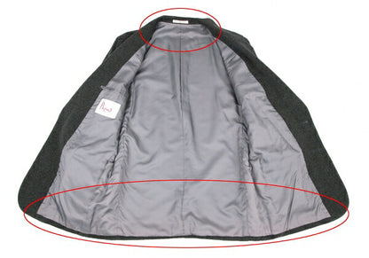 Papas Wool 2-Button Jacket Gray Size M