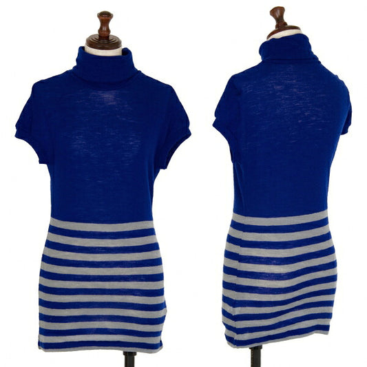 Yohji Yamamoto FEMME Wool Stripe Turtleneck Knit Size 2