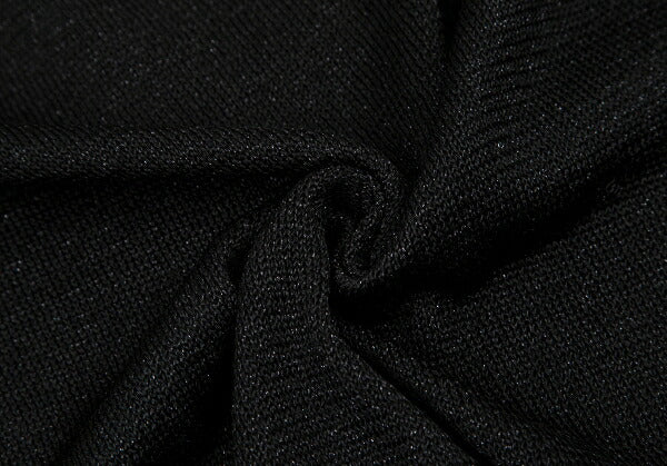 Y's Rayon Blend Lame Knit Zip Jacket Black Size 3
