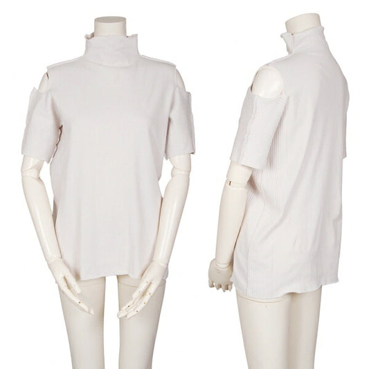 ISSEY MIYAKE A-POC INSIDE Cutout Side Rib Top White Size 2