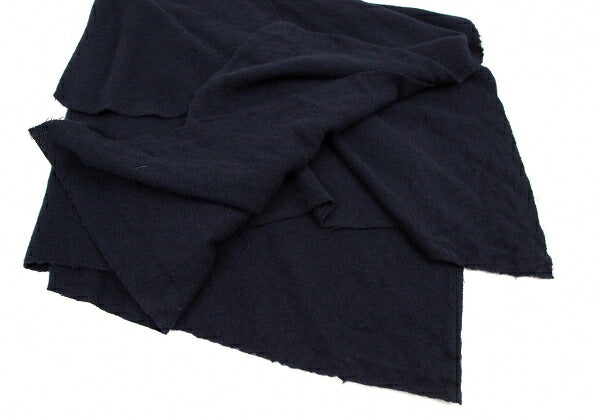 COMME des GARCONS Wool Crushed Drape Skirt Navy Size S