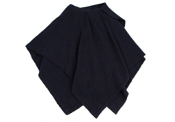COMME des GARCONS Wool Crushed Drape Skirt Navy Size S