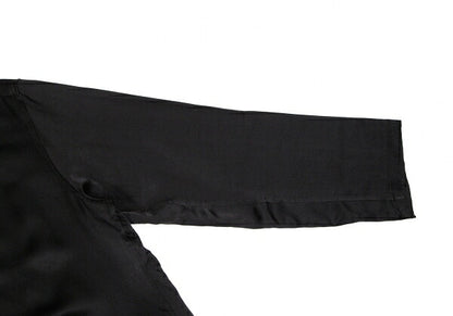 Yohji Yamamoto POUR HOMME 17SS Silk Paste Shirt Black Size 4
