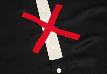 Yohji Yamamoto POUR HOMME 17SS Silk Paste Shirt Black Size 4