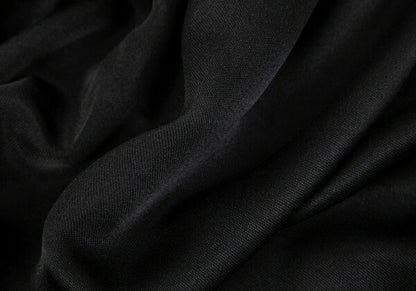 Yohji Yamamoto POUR HOMME 17SS Silk Paste Shirt Black Size 4