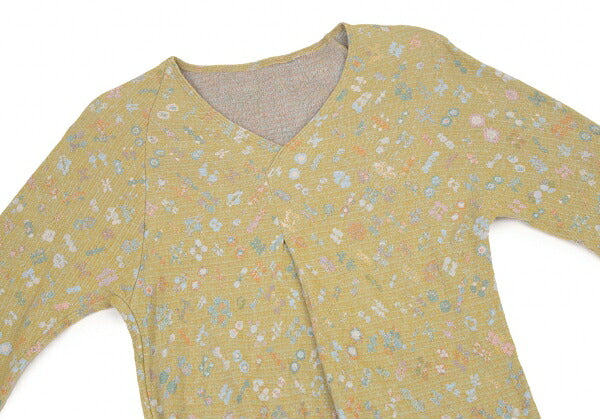 JURGEN LEHL Babaghuri Front Tuck Floral Knit Multi Size M