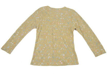 JURGEN LEHL Babaghuri Front Tuck Floral Knit Multi Size M