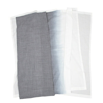 ISSEY MIYAKE 132 5. Gradient Tunic White/Gray Blouse Size 2