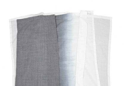 ISSEY MIYAKE 132 5. Gradient Tunic White/Gray Blouse Size 2