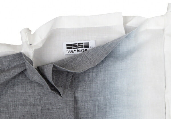 ISSEY MIYAKE 132 5. Gradient Tunic White/Gray Blouse Size 2
