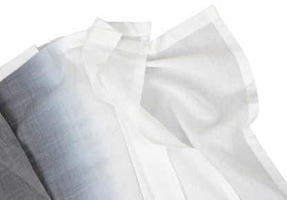 ISSEY MIYAKE 132 5. Gradient Tunic White/Gray Blouse Size 2