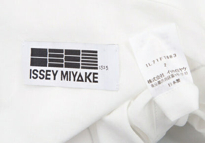 ISSEY MIYAKE 132 5. Gradient Tunic White/Gray Blouse Size 2