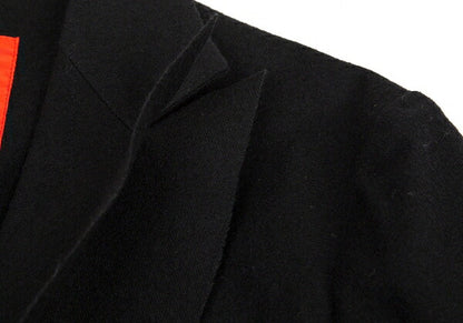 Y's Red Label Wool Nylon Tailored Blazer Black Size 4
