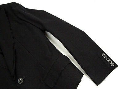 Y's Red Label Wool Nylon Tailored Blazer Black Size 4
