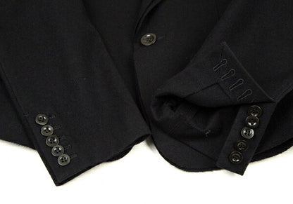 Y's Red Label Wool Nylon Tailored Blazer Black Size 4