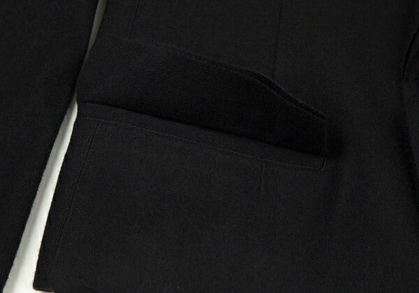 Y's Red Label Wool Nylon Tailored Blazer Black Size 4