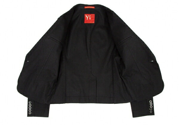 Y's Red Label Wool Nylon Tailored Blazer Black Size 4