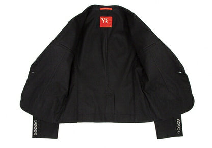 Y's Red Label Wool Nylon Tailored Blazer Black Size 4