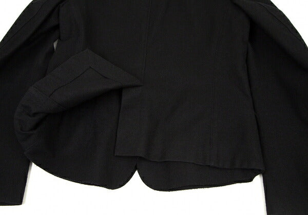 Y's Red Label Wool Nylon Tailored Blazer Black Size 4