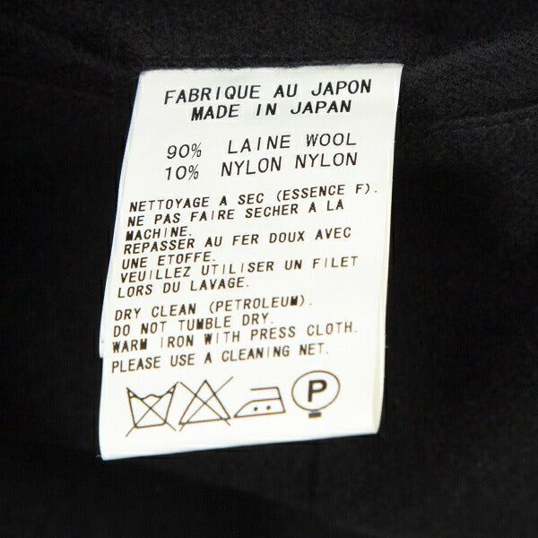 Y's Red Label Wool Nylon Tailored Blazer Black Size 4