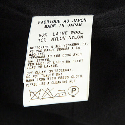 Y's Red Label Wool Nylon Tailored Blazer Black Size 4