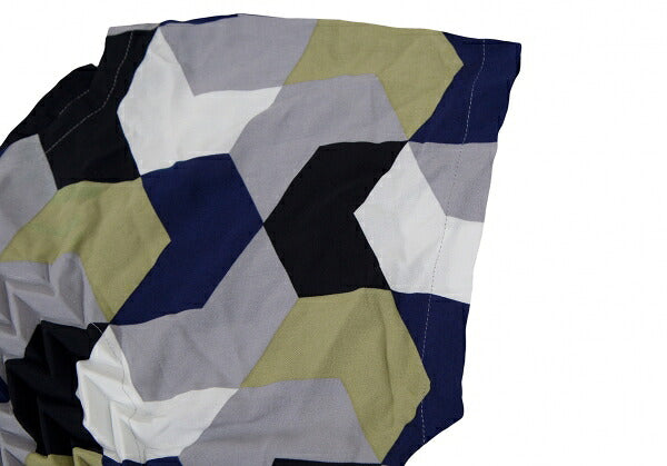 ISSEY MIYAKE Arrow Feather Embossed Blouse Multi Size M