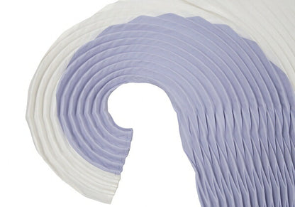 ISSEY MIYAKE FRONDS Hand Pleated Blouse White Size M