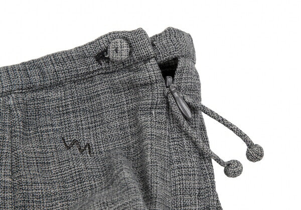 ISSEY MIYAKE HaaT Cotton Embroidered Panel Skirt Blue Size 3