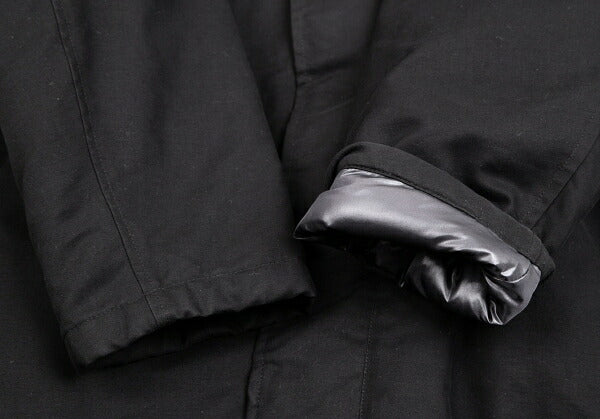 Papas Black Cotton Hooded Down Coat Size LL