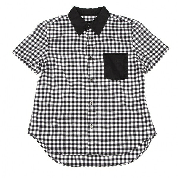 tricot COMME des GARCONS Gingham Check Shirt Black Size M