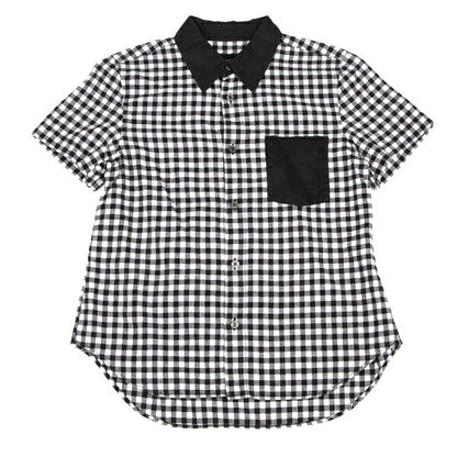 tricot COMME des GARCONS Gingham Check Shirt Black Size M
