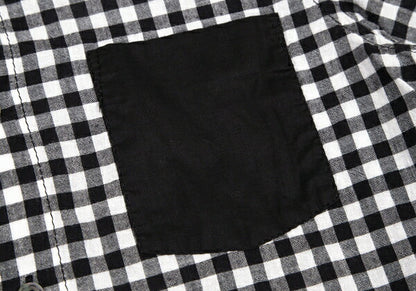 tricot COMME des GARCONS Gingham Check Shirt Black Size M