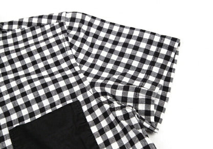 tricot COMME des GARCONS Gingham Check Shirt Black Size M