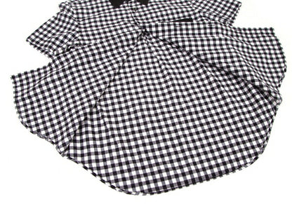 tricot COMME des GARCONS Gingham Check Shirt Black Size M