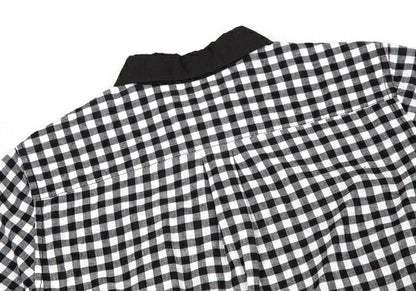 tricot COMME des GARCONS Gingham Check Shirt Black Size M