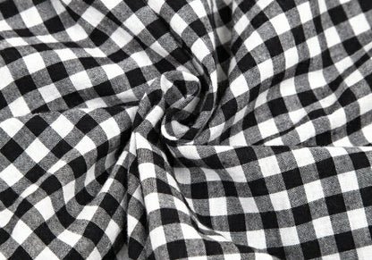 tricot COMME des GARCONS Gingham Check Shirt Black Size M