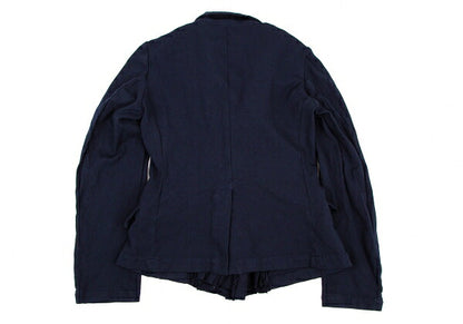 COMME des GARCONS Poly Garment-Dyed Frill Jacket Blue Size S