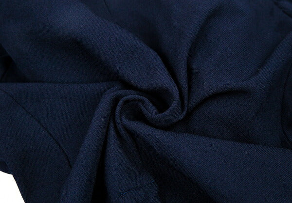 COMME des GARCONS Poly Garment-Dyed Frill Jacket Blue Size S