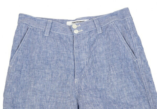 JUNYA WATANABE COMME des GARCONS Linen Pants Blue Size XS
