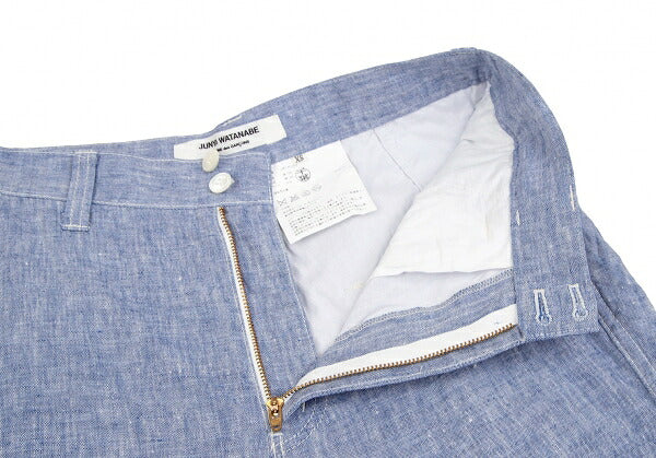 JUNYA WATANABE COMME des GARCONS Linen Pants Blue Size XS