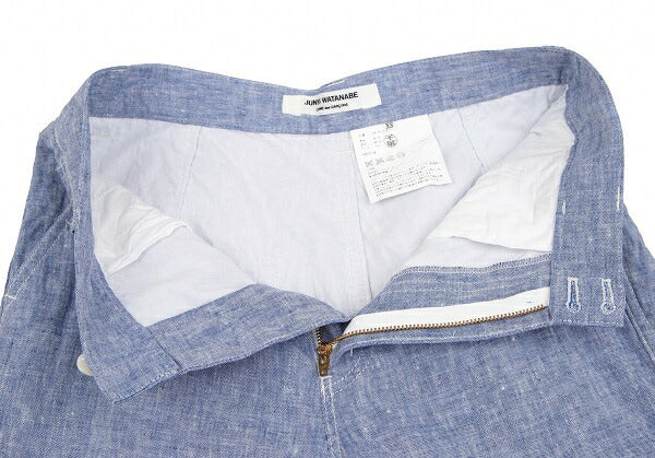 JUNYA WATANABE COMME des GARCONS Linen Pants Blue Size XS