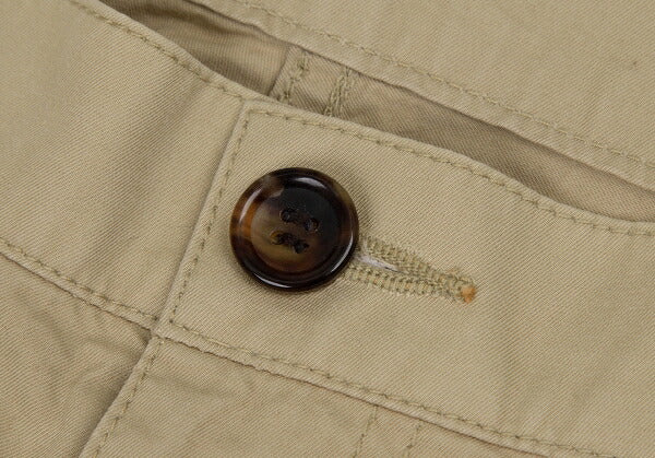 COMME des GARCONS HOMME Beige Cotton Straight Pants Size S